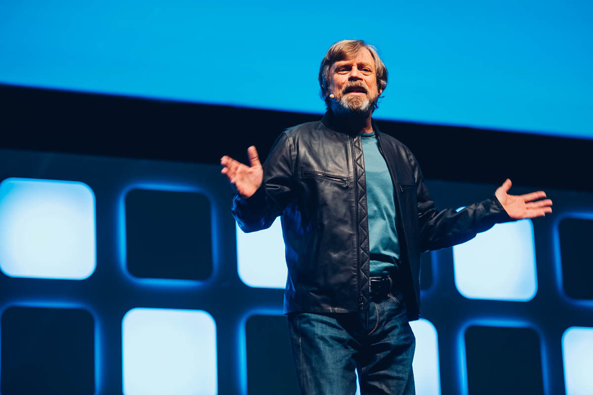 Mark Hamill takes the Celebration stage at SWCE