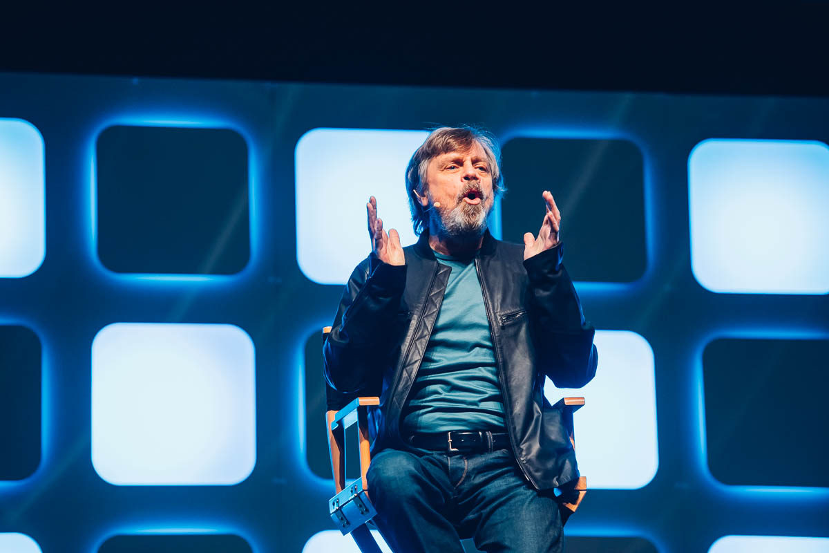 Mark Hamill takes the Celebration stage at SWCE
