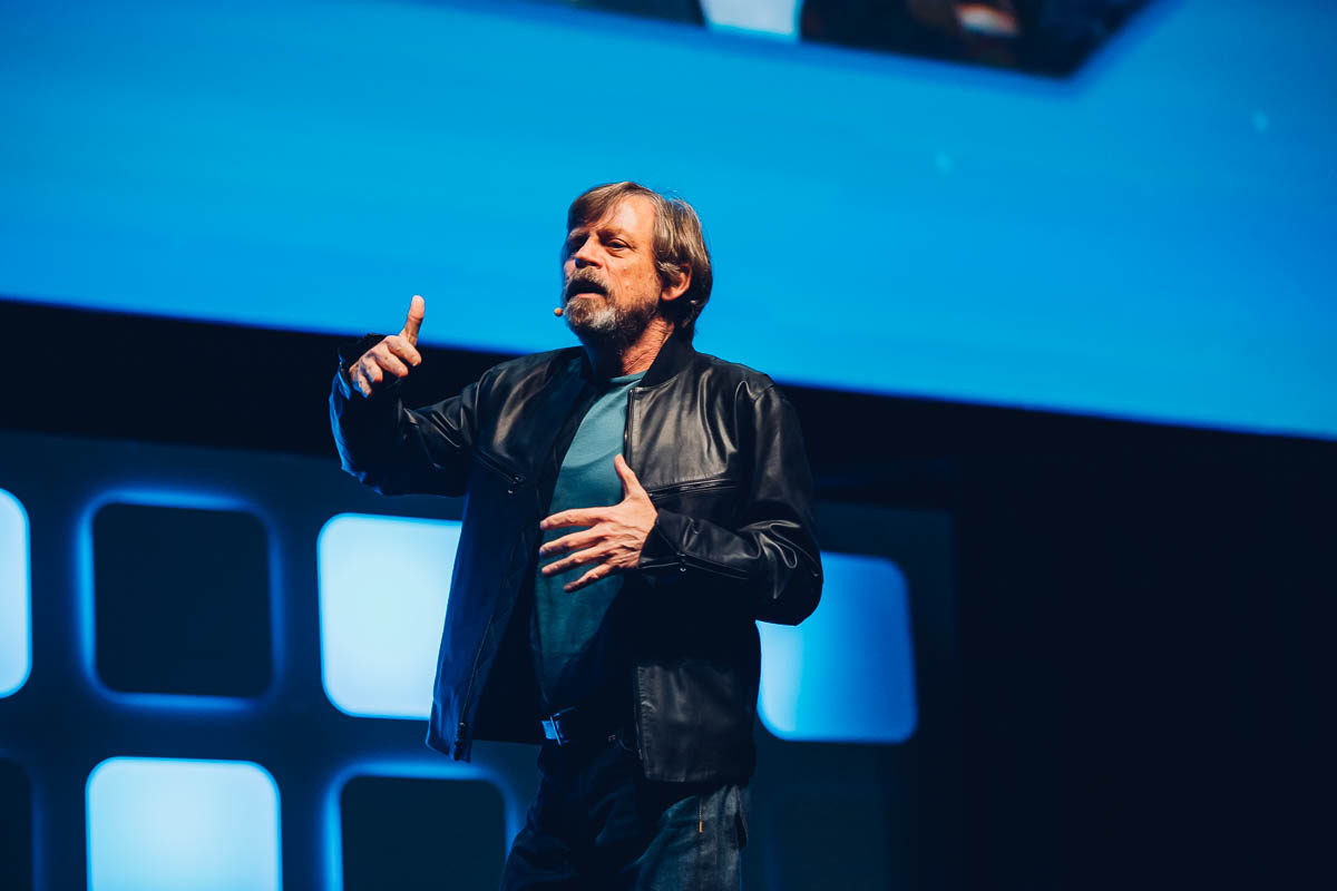 Mark Hamill takes the Celebration stage at SWCE