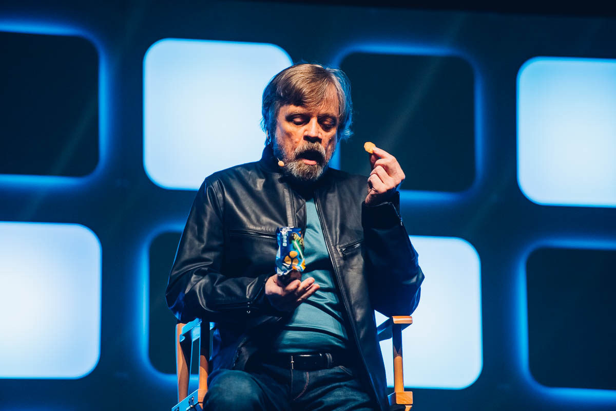 Mark Hamill takes the Celebration stage at SWCE