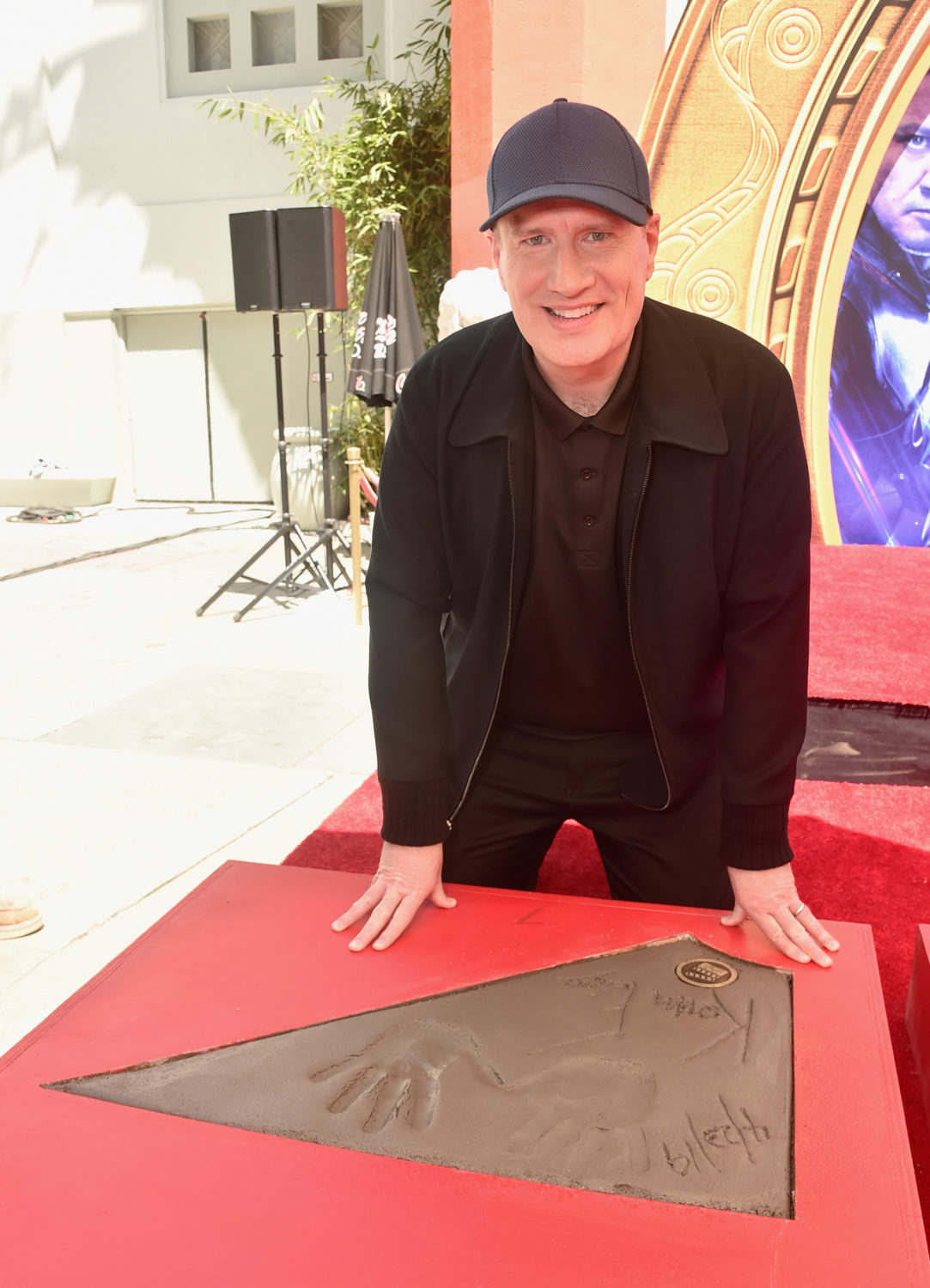 Kevin Feige, Original Six Avengers Leave Handprints at TLC Chinese