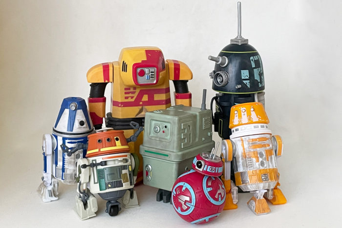 Pack de 5 Stickers Droids Star Wars - 4872