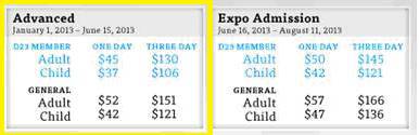 D23ticket$